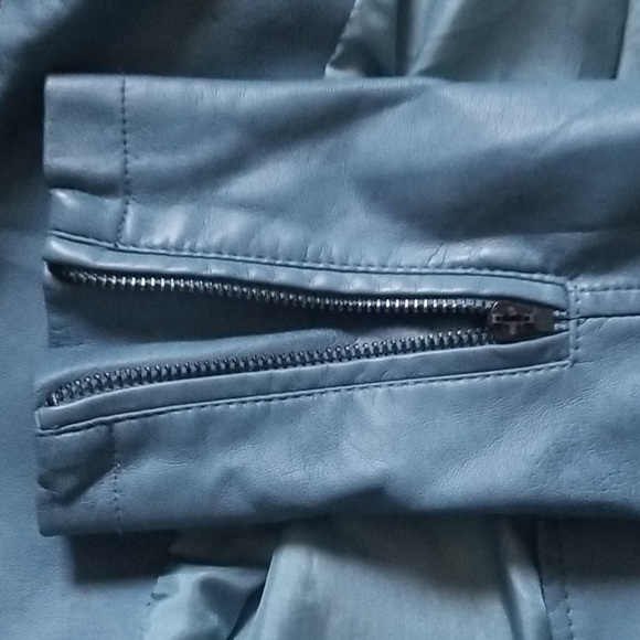 Blue Biker Jacket - Picture 13 of 13